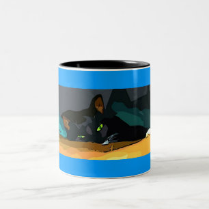 Cartoon Lucy Two-Tone Coffee Mug
