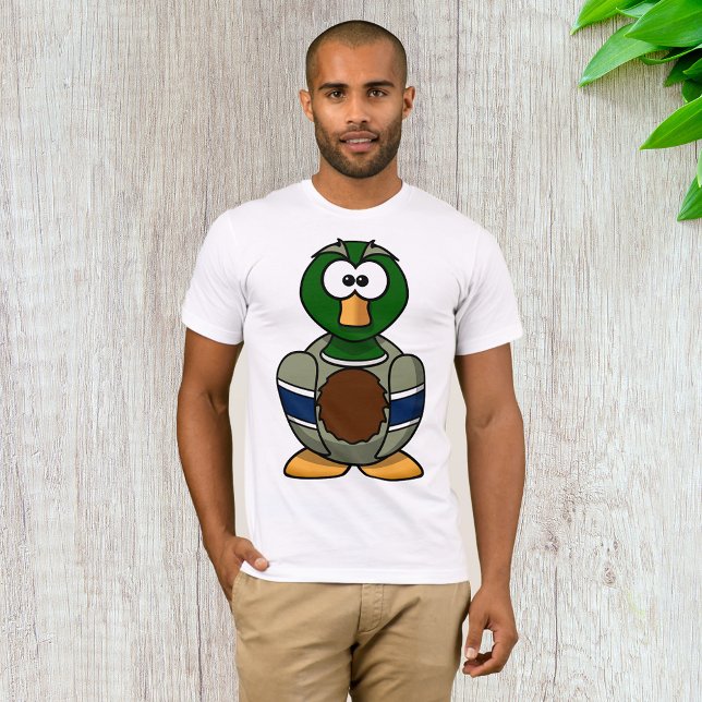 Cartoon Mallard Duck Womens Hoodie (Creator Uploaded)