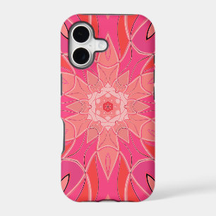 Cartoon Mandala Flower Pink
