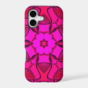 Cartoon Mandala Flower Pink
