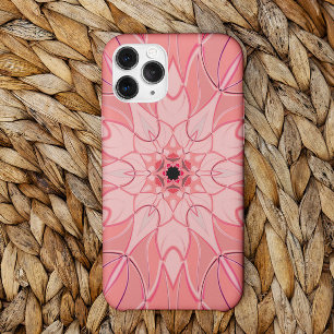 Cartoon Mandala Flower Pink iPhone 11 Case