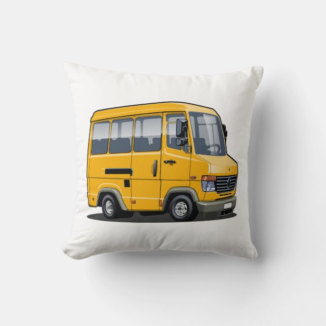 Cartoon mini bus cushion (Front)