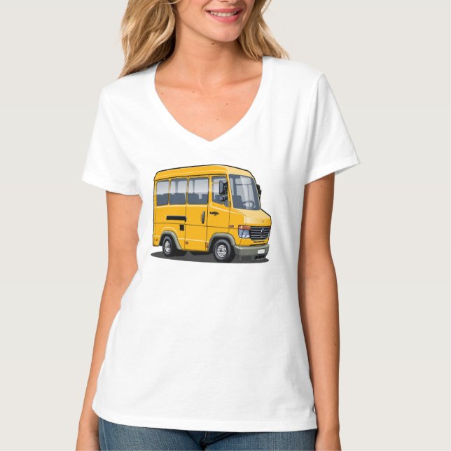 Cartoon mini bus T-Shirt (Front)