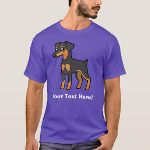 Cartoon Miniature Pinscher / Manchester Terrier T-Shirt