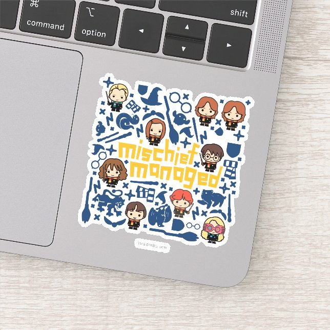 Cartoon "MISCHIEF MANAGED™" Graphic (Detail)