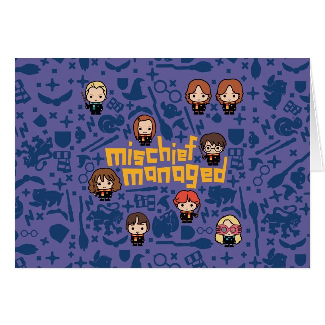 Cartoon "MISCHIEF MANAGED™" Graphic (Front Horizontal)