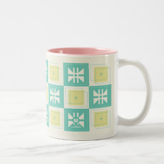 Cartoon Mod Butterfly Quilt Pattern Mug B