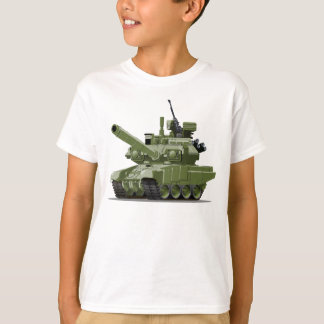 Cartoon modern armored tank