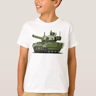 Cartoon modern armored tank