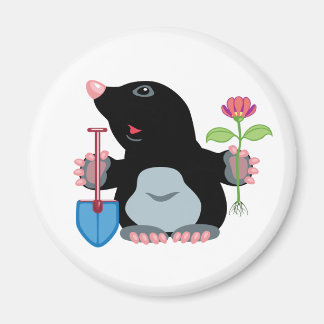 cartoon mole magnet