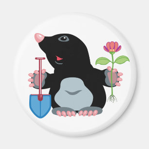 cartoon mole magnet