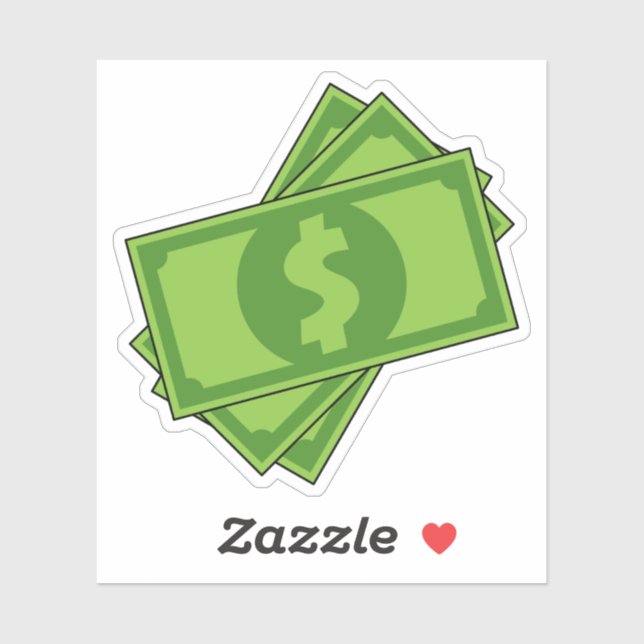 Cartoon Money Dollar Bills (Sheet)