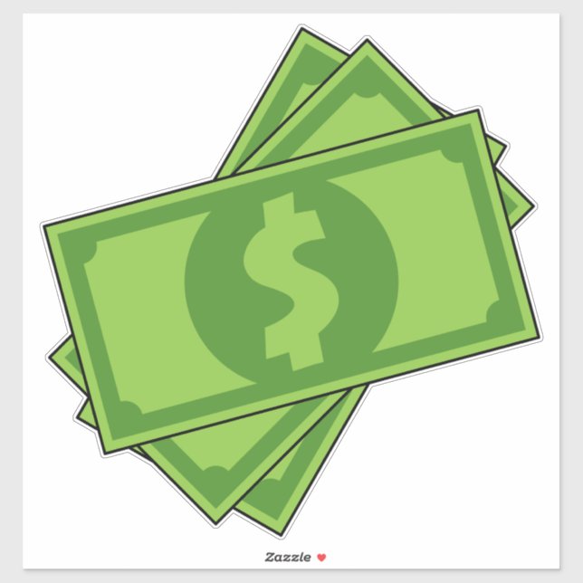Cartoon Money Dollar Bills (Sheet)