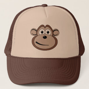 Cartoon Monkey Face Hat