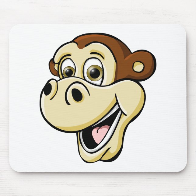 Cartoon Monkey Mouse Mat (Front)