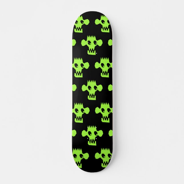 Cartoon Monkey Skulls Skateboard (Front)