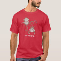 Cartoon monkeys hanging around