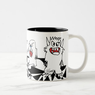 Cartoon Monster Personalised Mug