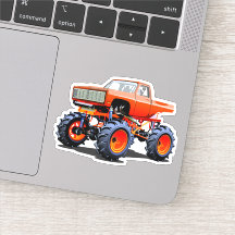 Cartoon monster truck