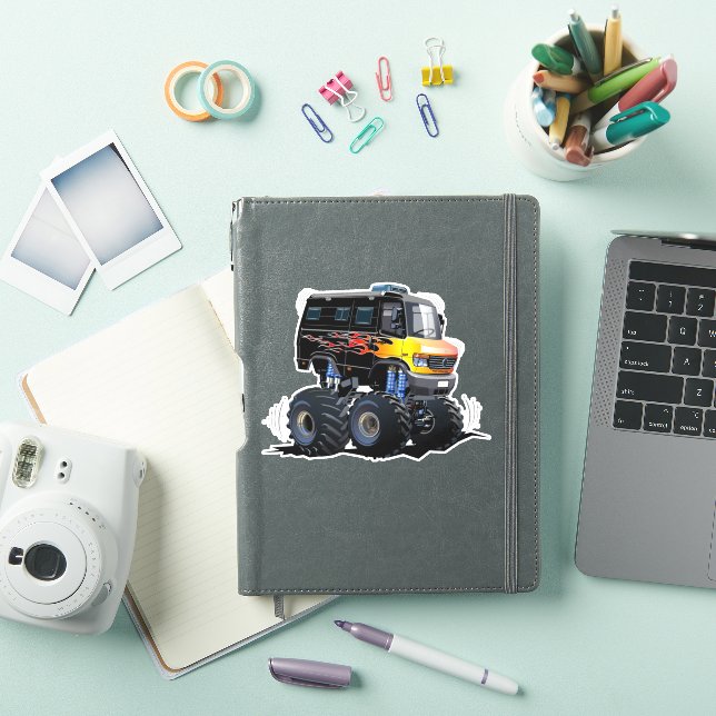 Cartoon monster truck (iPad Cover)