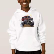 Cartoon monster truck