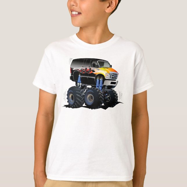 Cartoon monster truck T-Shirt (Front)