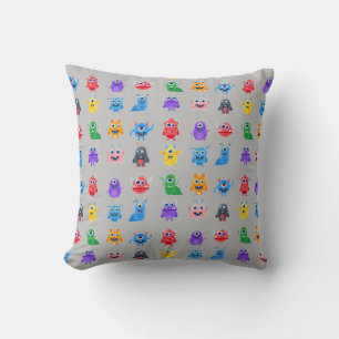 Cartoon monsters cushion