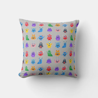 Cartoon monsters cushion
