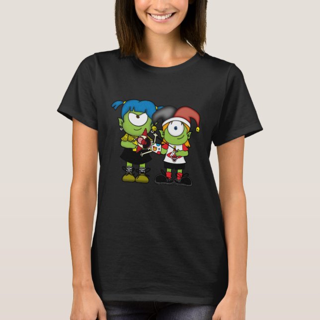 Cartoon Monsters T-Shirt (Front)