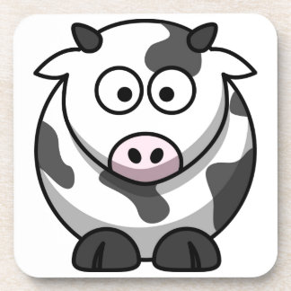 cartoon Moo Cow Coaster