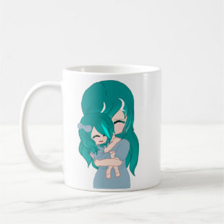 Cartoon Mother & Daughter Mug