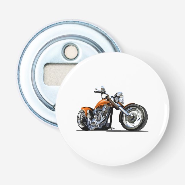Cartoon motorbike bottle opener (Front)