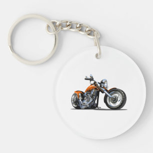Cartoon motorbike key ring