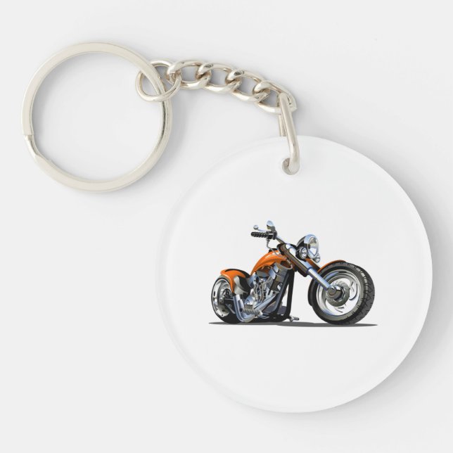 Cartoon motorbike key ring (Front)