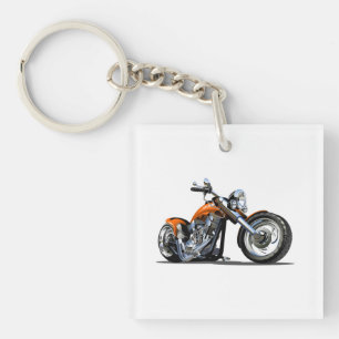 Cartoon motorbike key ring