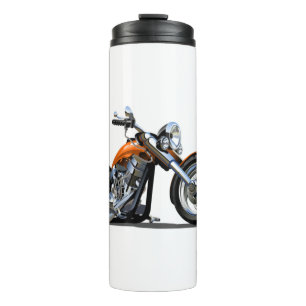 Cartoon motorbike thermal tumbler