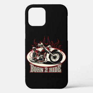 Cartoon motorcycle iPhone 12 case