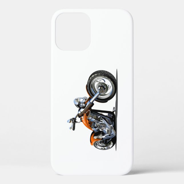 Cartoon motorcycle Case-Mate iPhone case (Back)