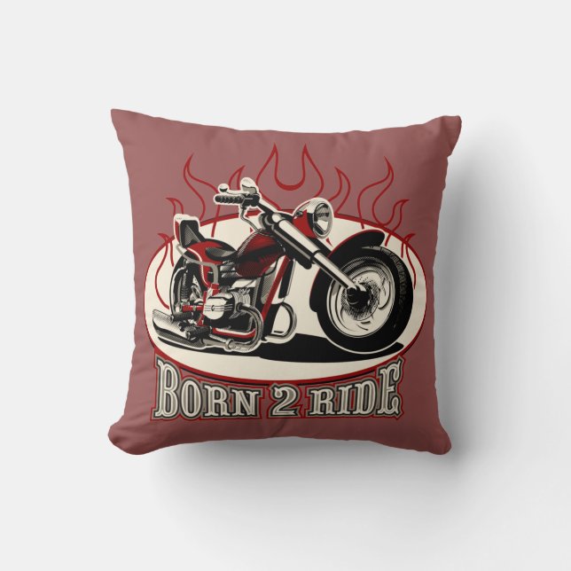 Cartoon motorcycle cushion (Front)
