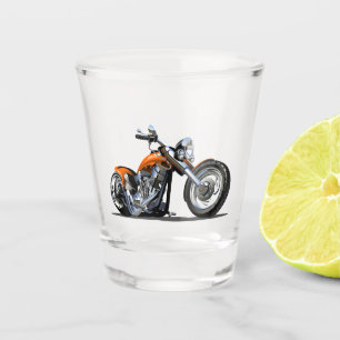 Cartoon motorcycle shot glass