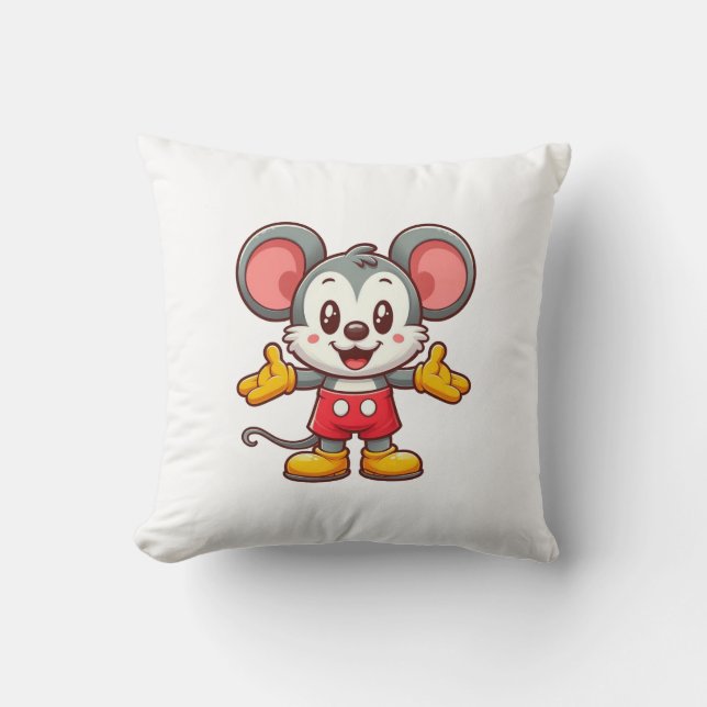 cartoon mouse character cushion (Front)