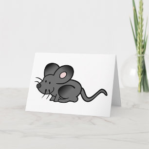 Cartoon Mouse Greeting Cards