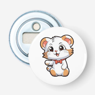 Cartoon mouse illustration bottle opener