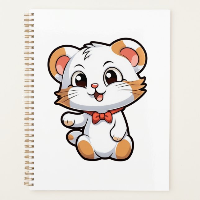 Cartoon mouse illustration planner (Front)
