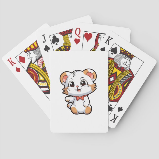 Cartoon mouse illustration playing cards (Back)