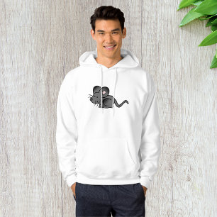 Cartoon Mouse Mens Hoodie