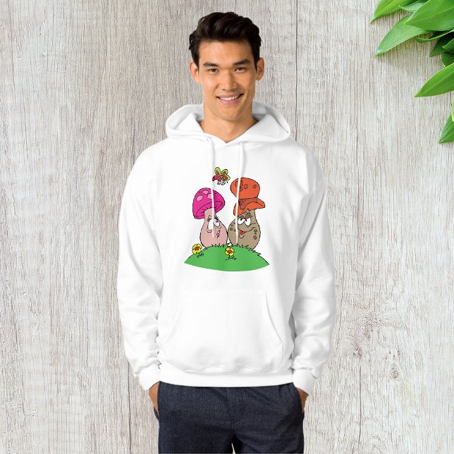 Cartoon Mushrooms Mens Hoodie (Creator Uploaded)