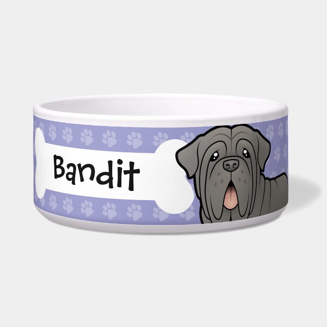 Cartoon Neapolitan Mastiff (Front)