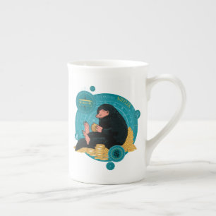 Cartoon NIFFLER™ With Gold Coins Bone China Mug