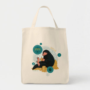 Cartoon NIFFLER™ With Gold Coins Tote Bag